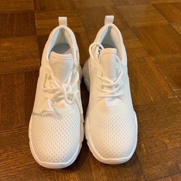 Tqgold women’s platform sneakers - Picture 3 of 6